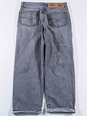Levis x BEAMS Super Wide V2 Selvedge 501 Denim Jeans Button Fly 34 x 30